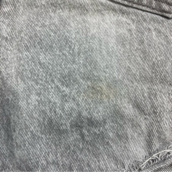 LEE Women’s Cut Off Shorts Gray Union Made VINTAGE 100% Cotton Size 7 MED - Picture 12 of 13